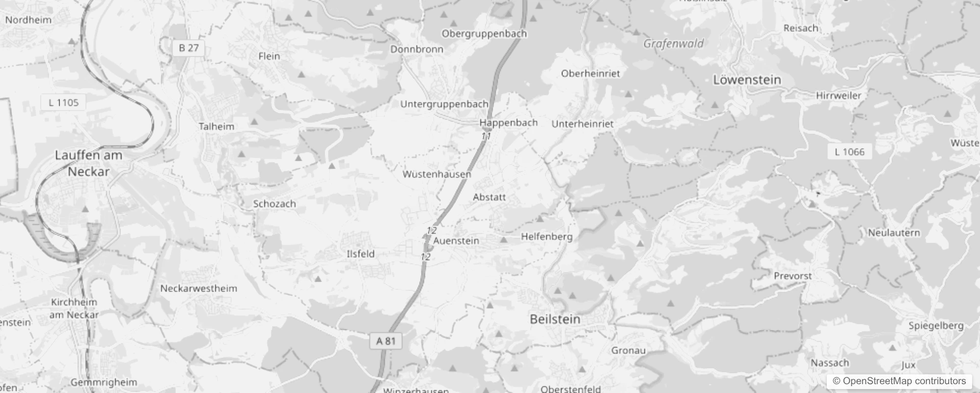 Bild von Stadtteile in Abstatt