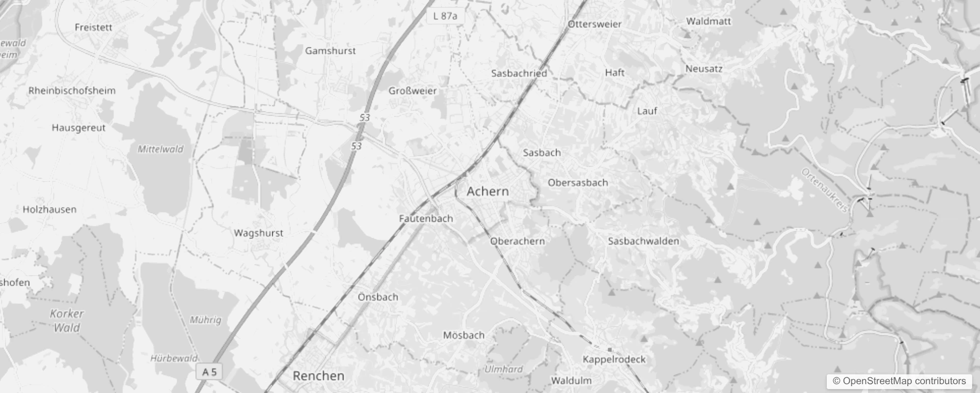 Bild von Stadtteile in Achern