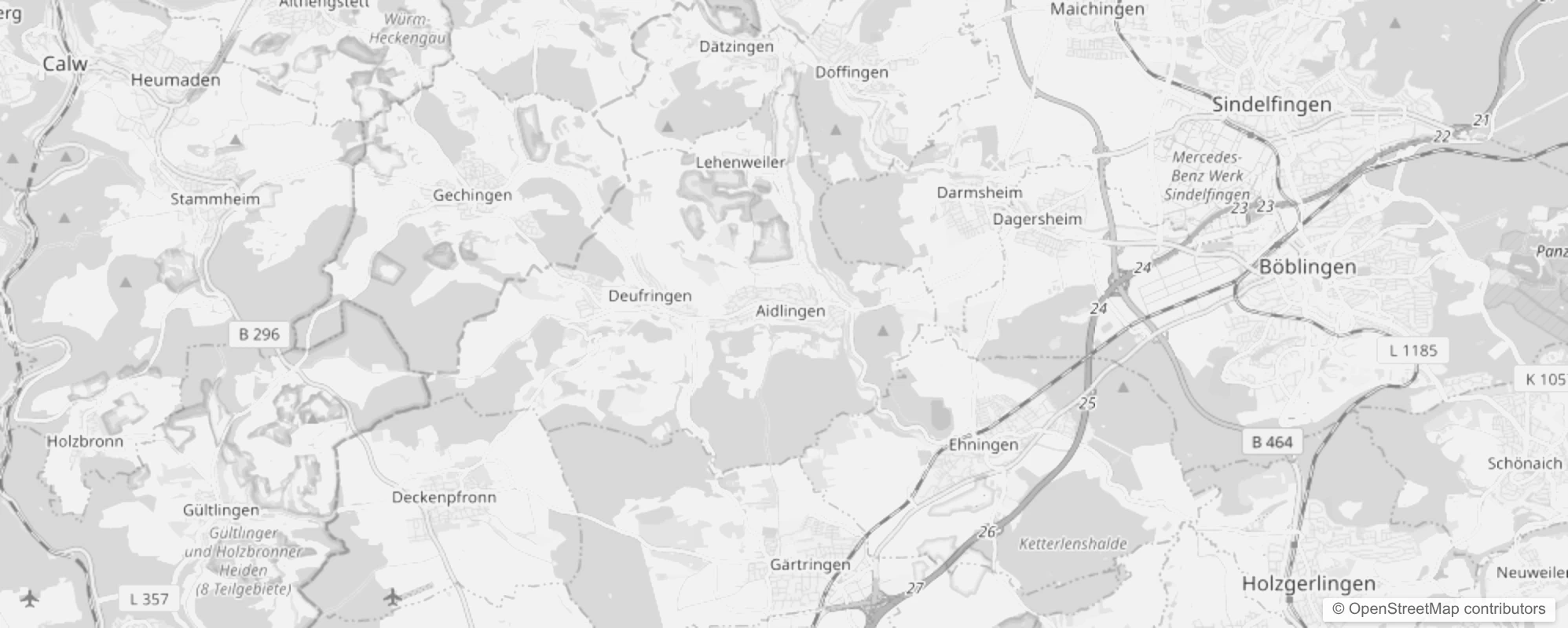 Bild von Stadtteile in Aidlingen