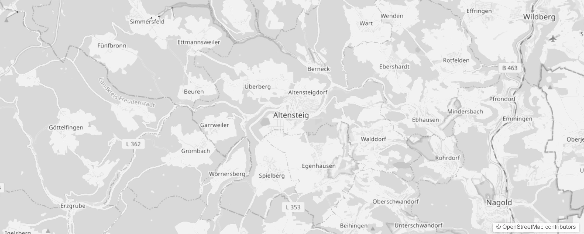 Bild von Stadtteile in Altensteig