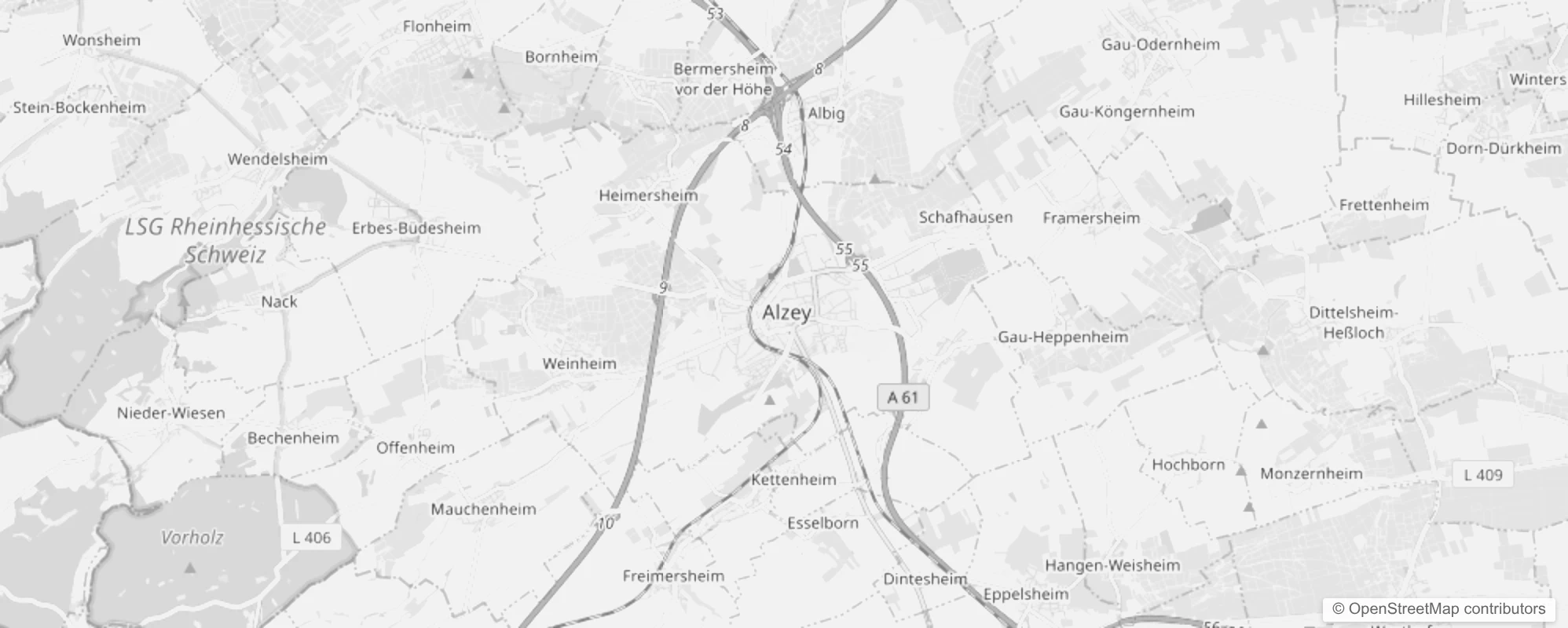 Bild von Stadtteile in Alzey