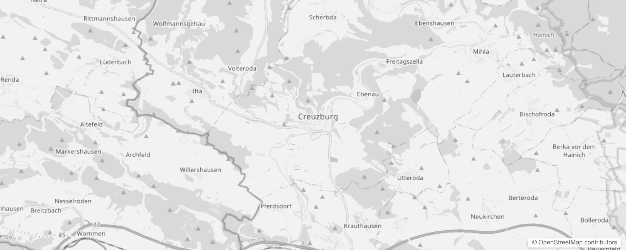 Bild von Stadtteile in Amt Creuzburg