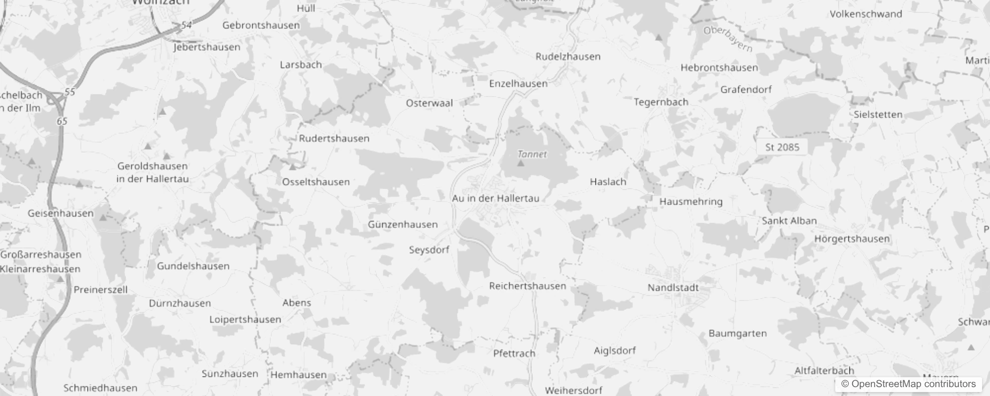 Bild von Stadtteile in Au in der Hallertau