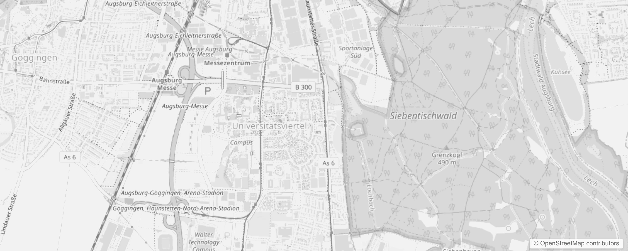 Bild von Augsburg Universitätsviertel