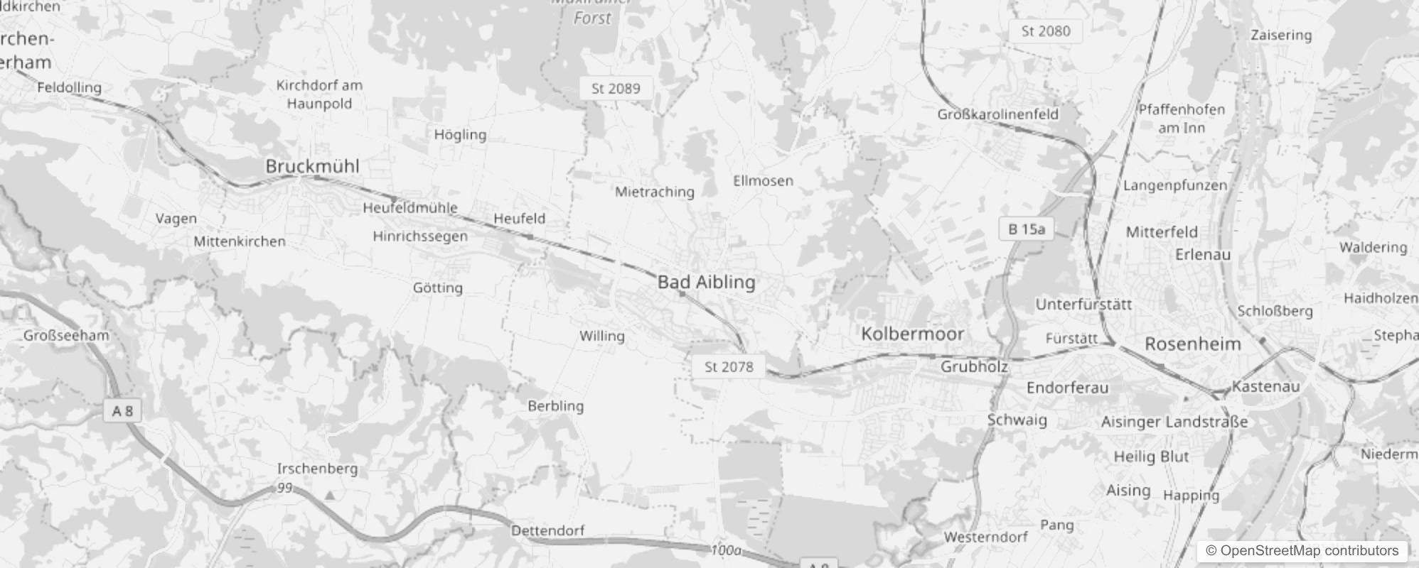 Bild von Stadtteile in Bad Aibling