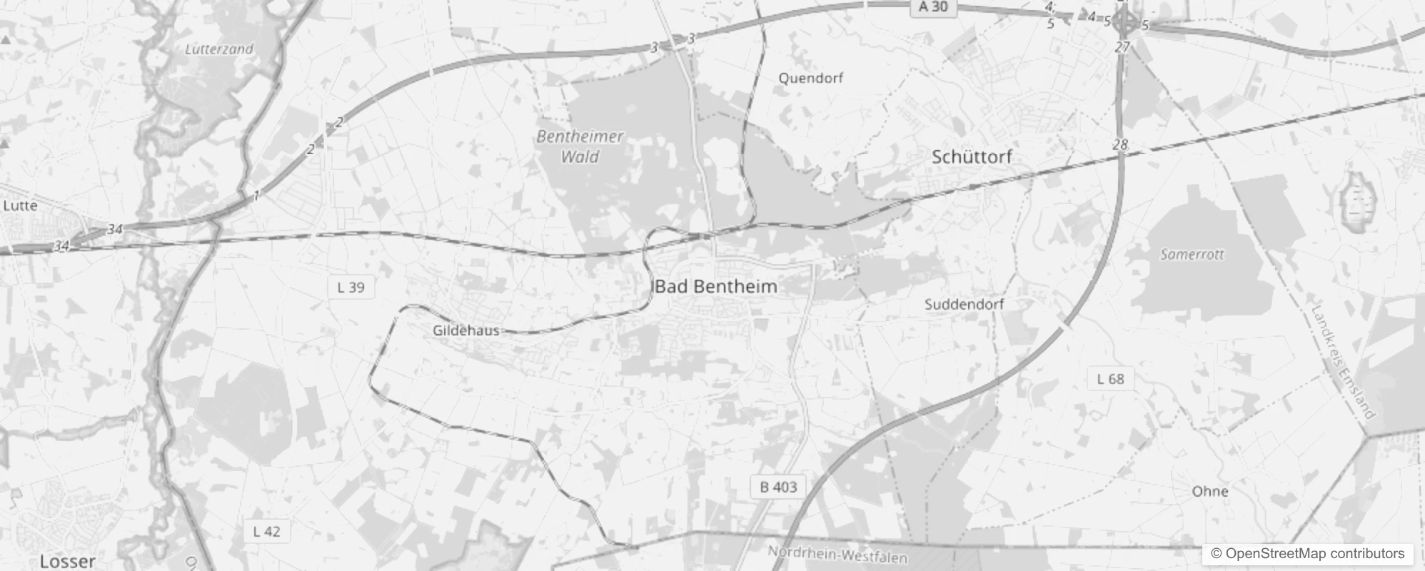 Bild von Stadtteile in Bad Bentheim