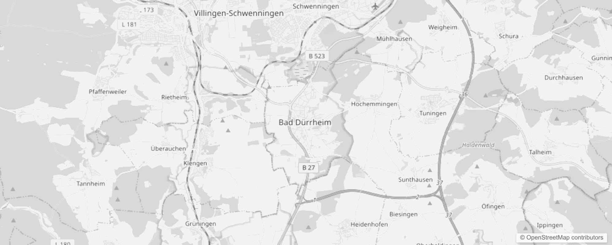 Bild von Stadtteile in Bad Dürrheim
