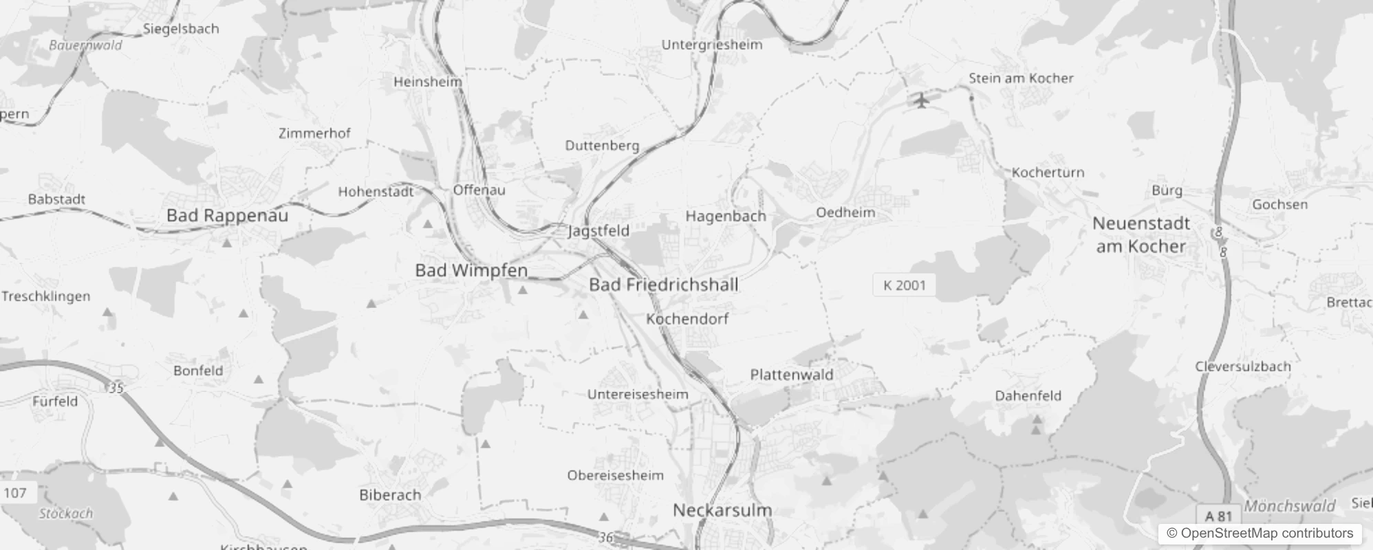 Bild von Stadtteile in Bad Friedrichshall