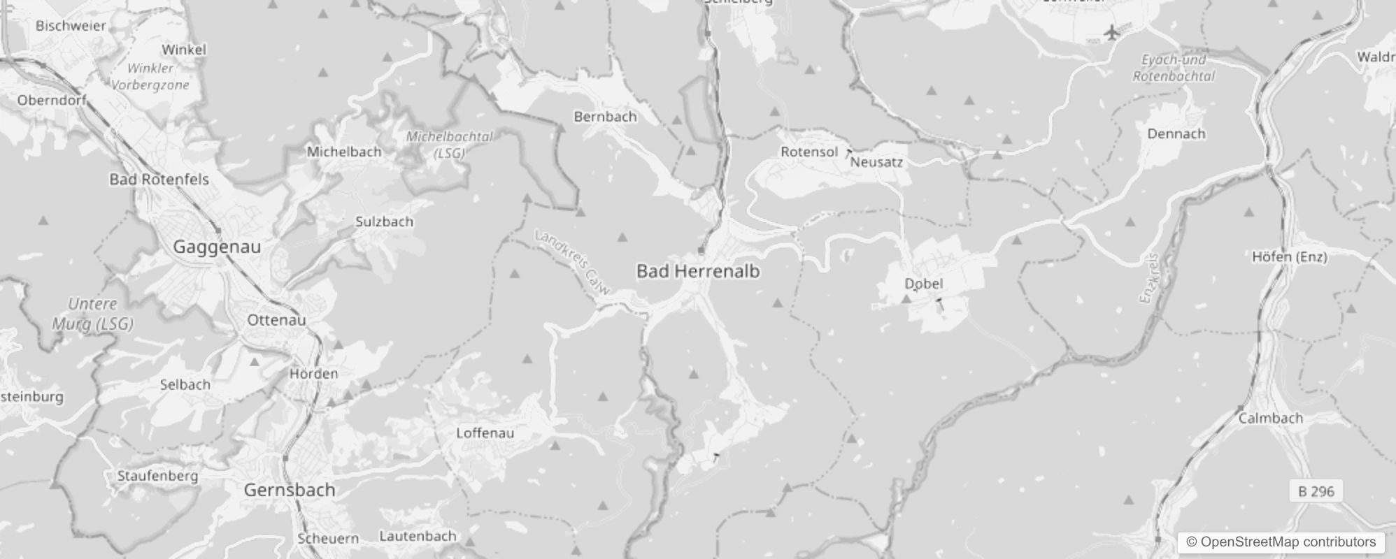 Bild von Stadtteile in Bad Herrenalb