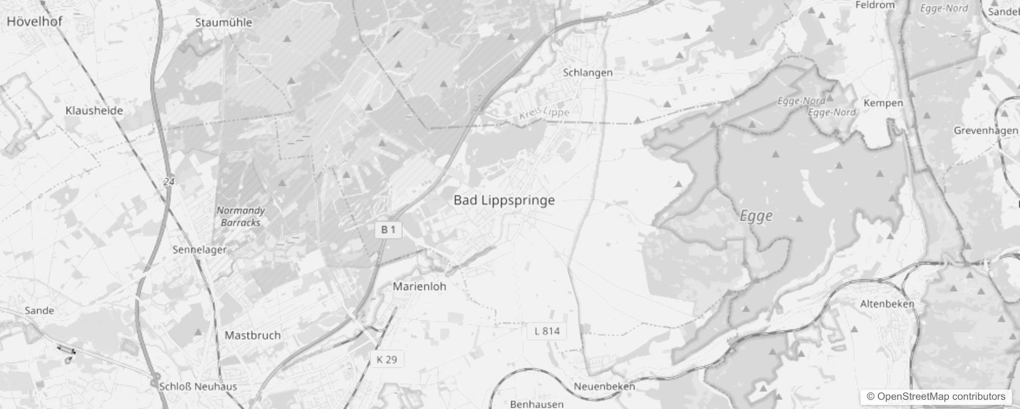 Bild von Stadtteile in Bad Lippspringe