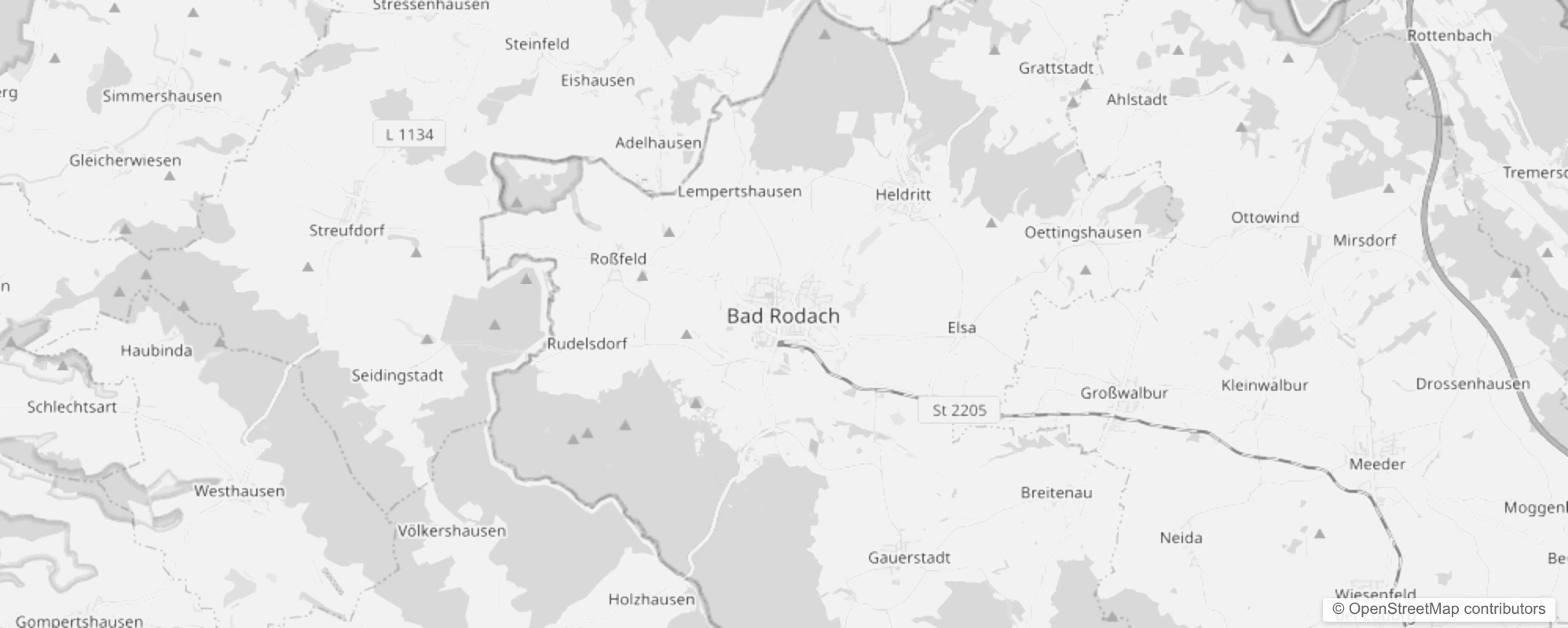 Bild von Stadtteile in Bad Rodach