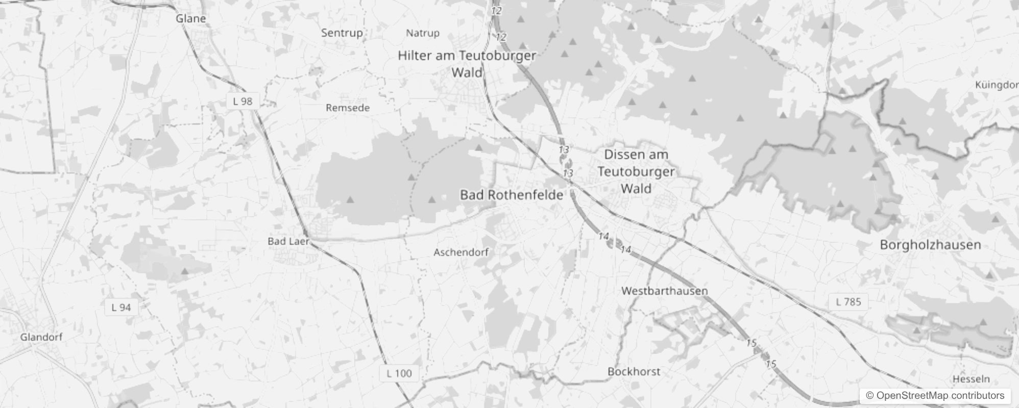 Bild von Stadtteile in Bad Rothenfelde
