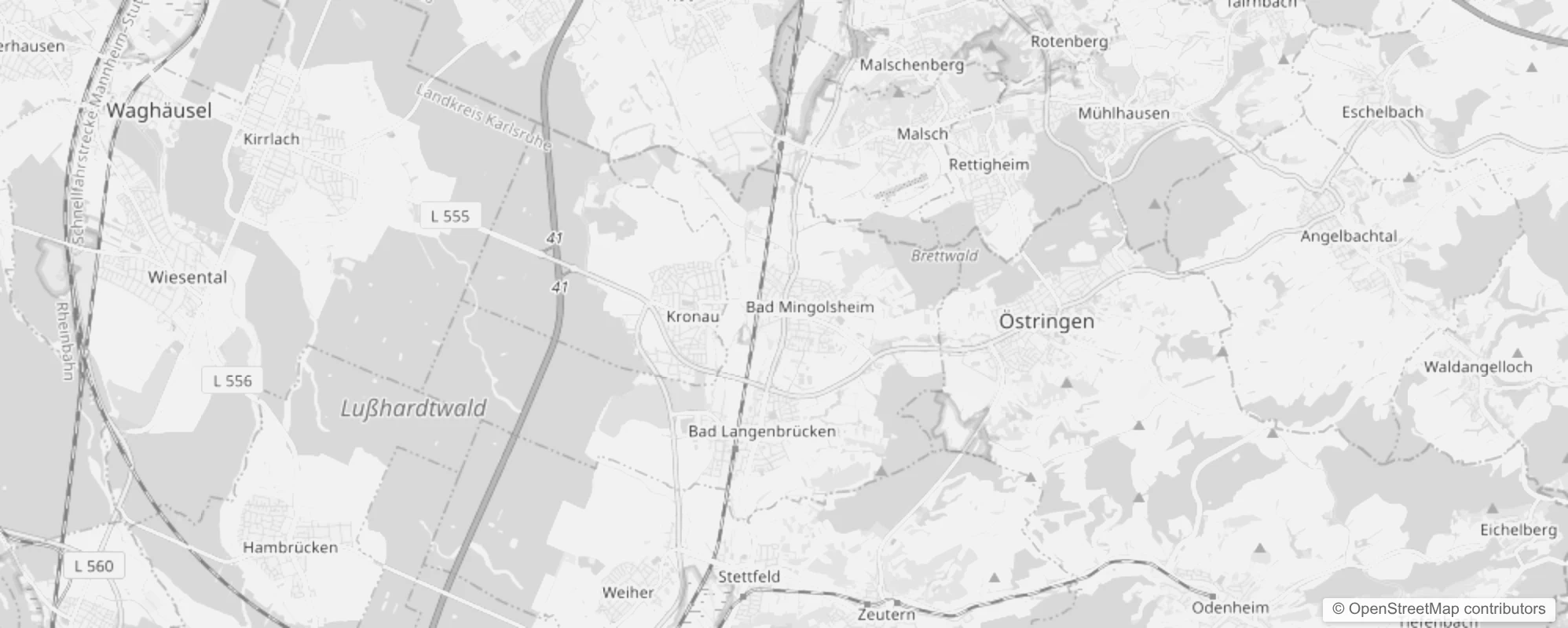 Bild von Stadtteile in Bad Schönborn