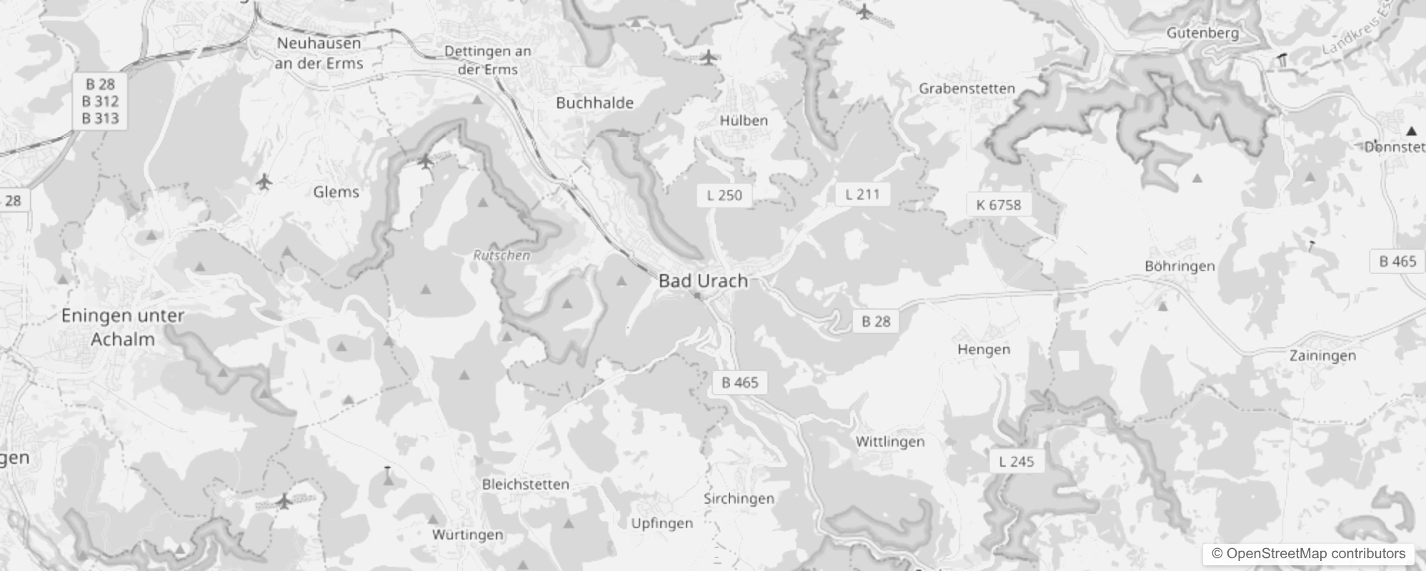 Bild von Stadtteile in Bad Urach
