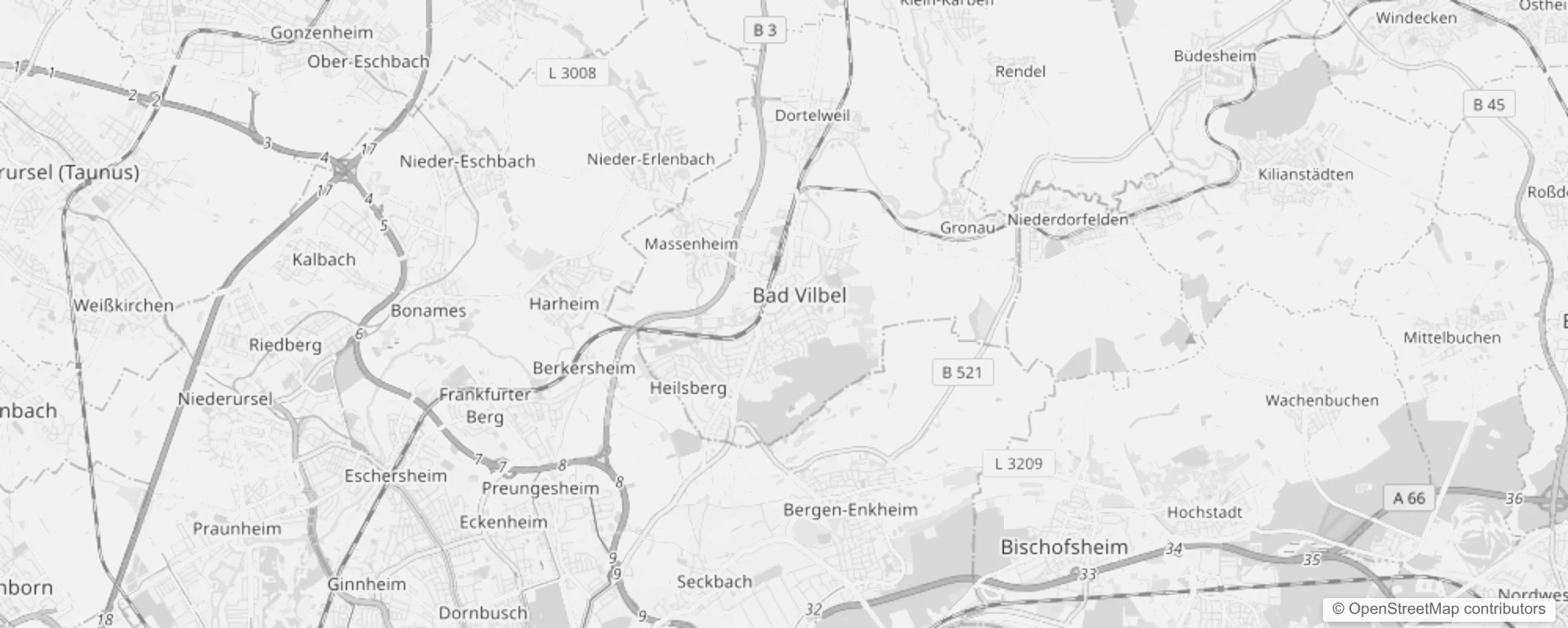 Bild von Stadtteile in Bad Vilbel