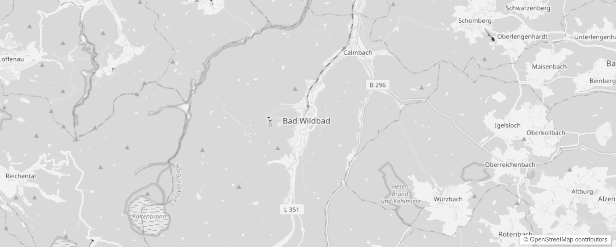 Bild von Stadtteile in Bad Wildbad im Schwarzwald