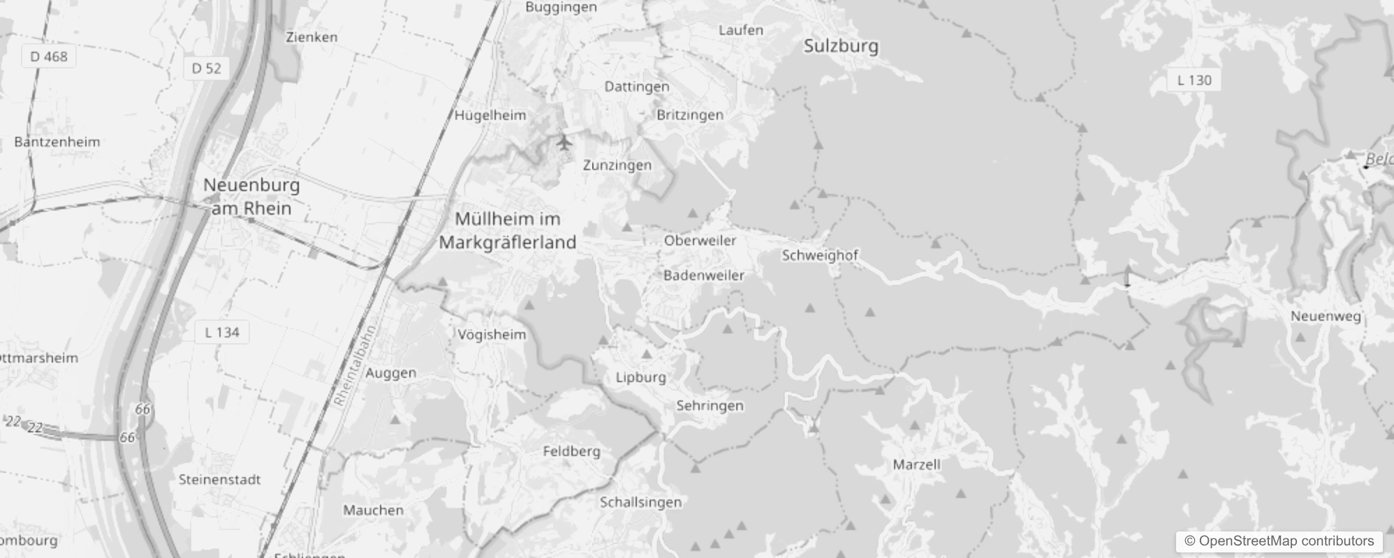 Bild von Stadtteile in Badenweiler