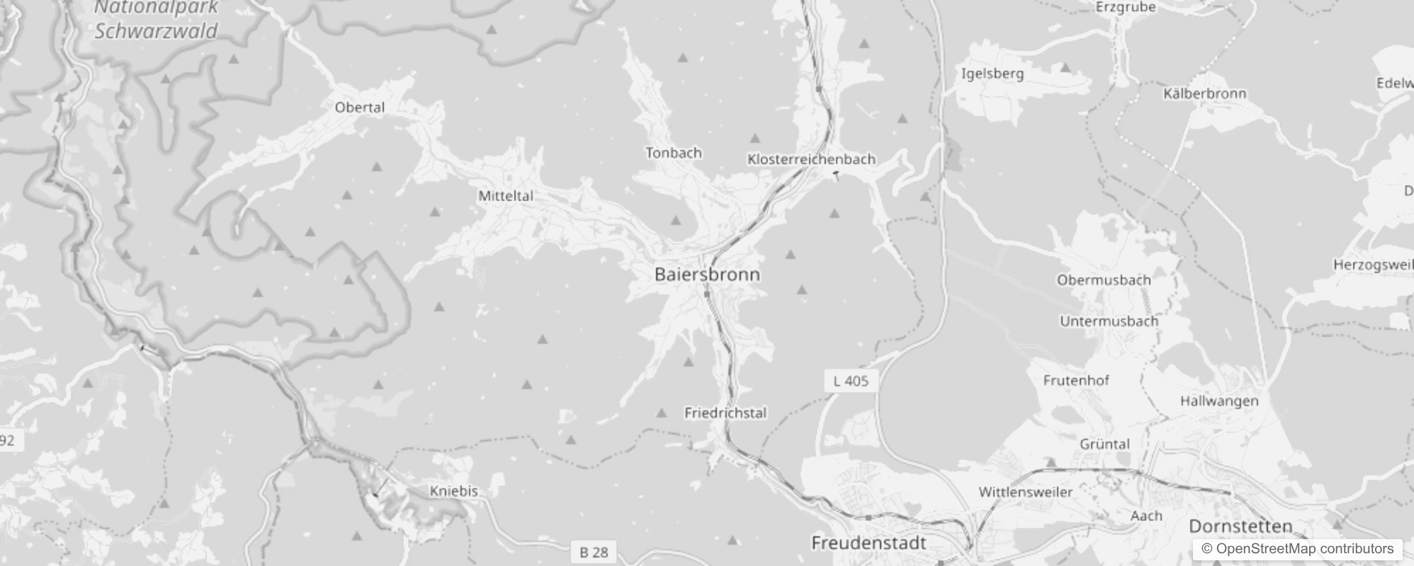 Bild von Stadtteile in Baiersbronn