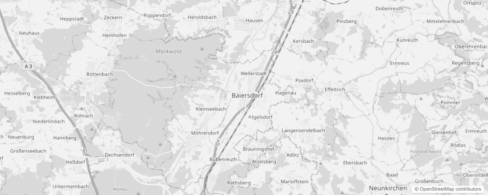 Bild von Stadtteile in Baiersdorf