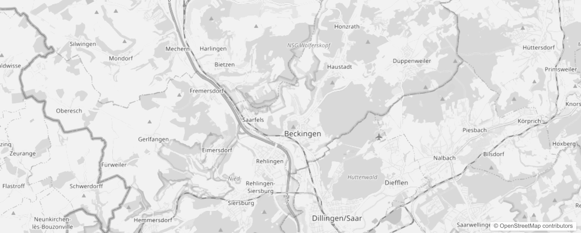 Bild von Stadtteile in Beckingen