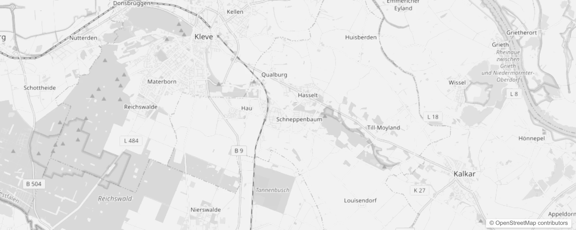 Bild von Stadtteile in Bedburg-Hau