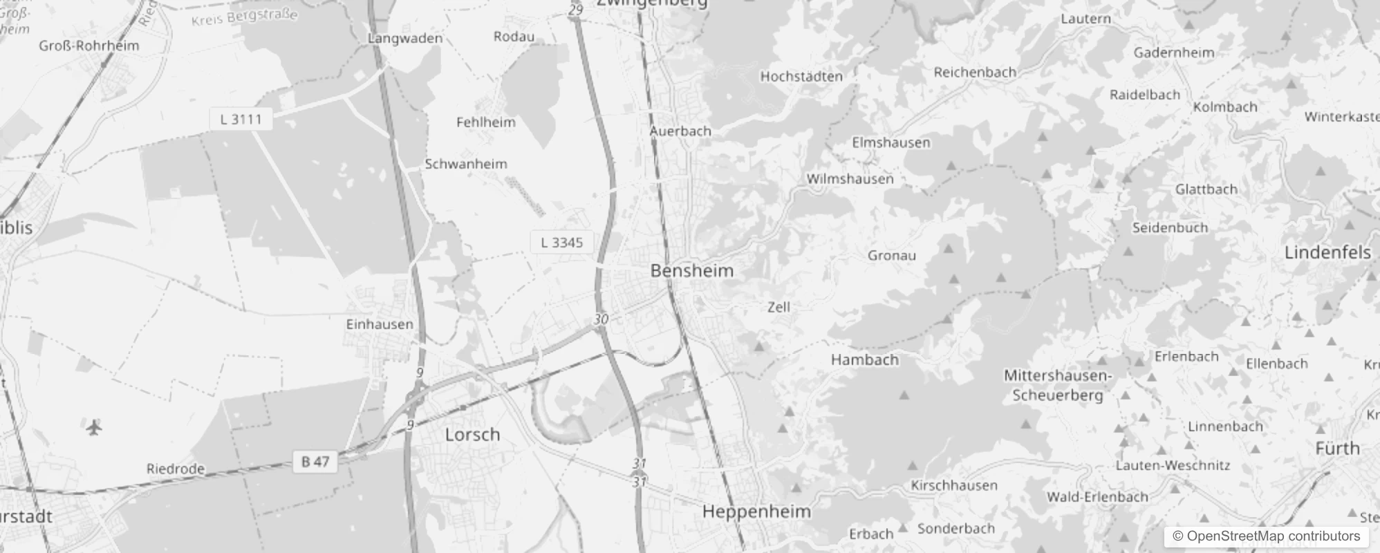 Bild von Stadtteile in Bensheim