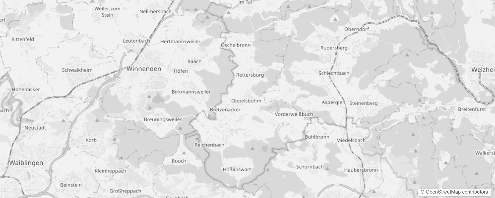 Bild von Stadtteile in Berglen