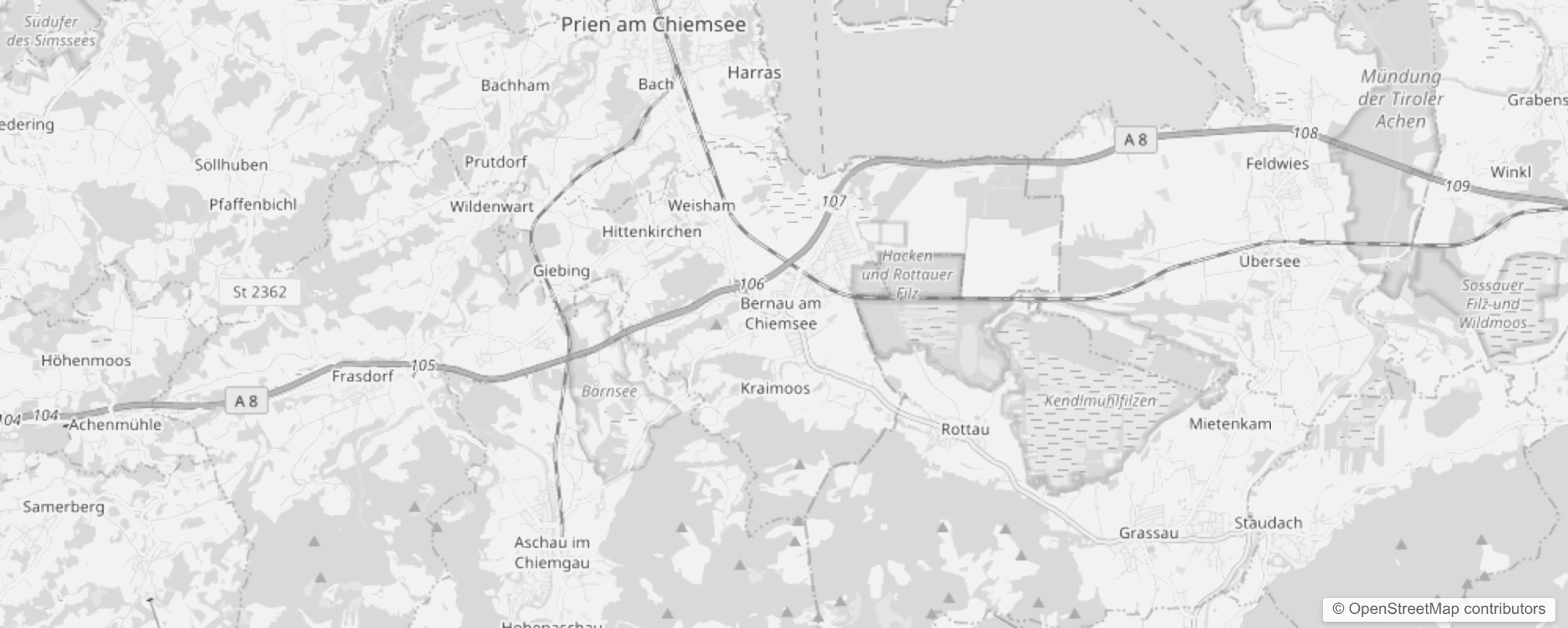 Bild von Stadtteile in Bernau a. Chiemsee