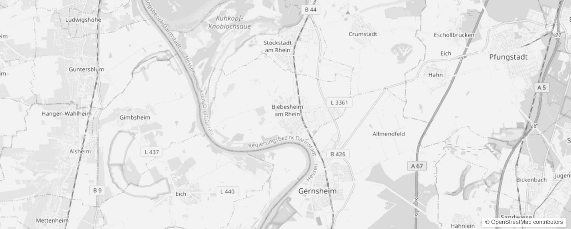 Bild von Stadtteile in Biebesheim am Rhein