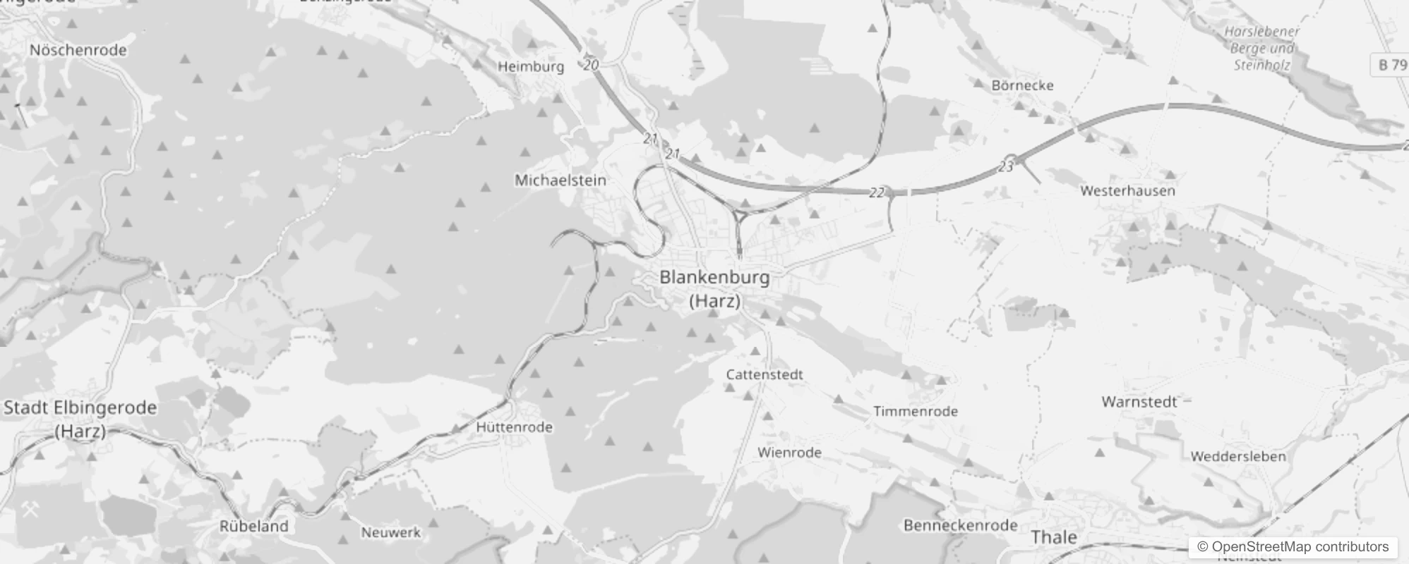 Bild von Stadtteile in Blankenburg (Harz)