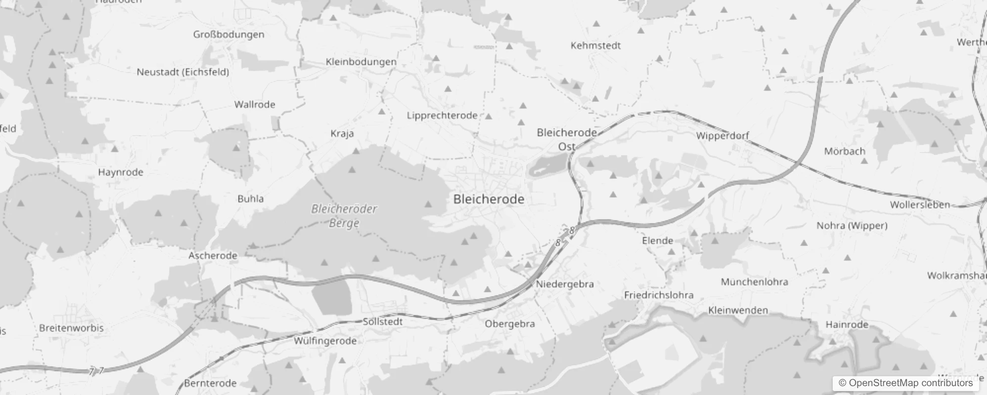 Bild von Stadtteile in Bleicherode