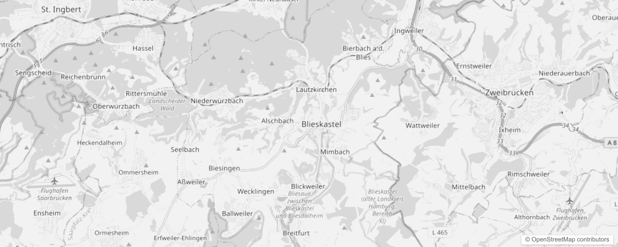 Bild von Stadtteile in Blieskastel