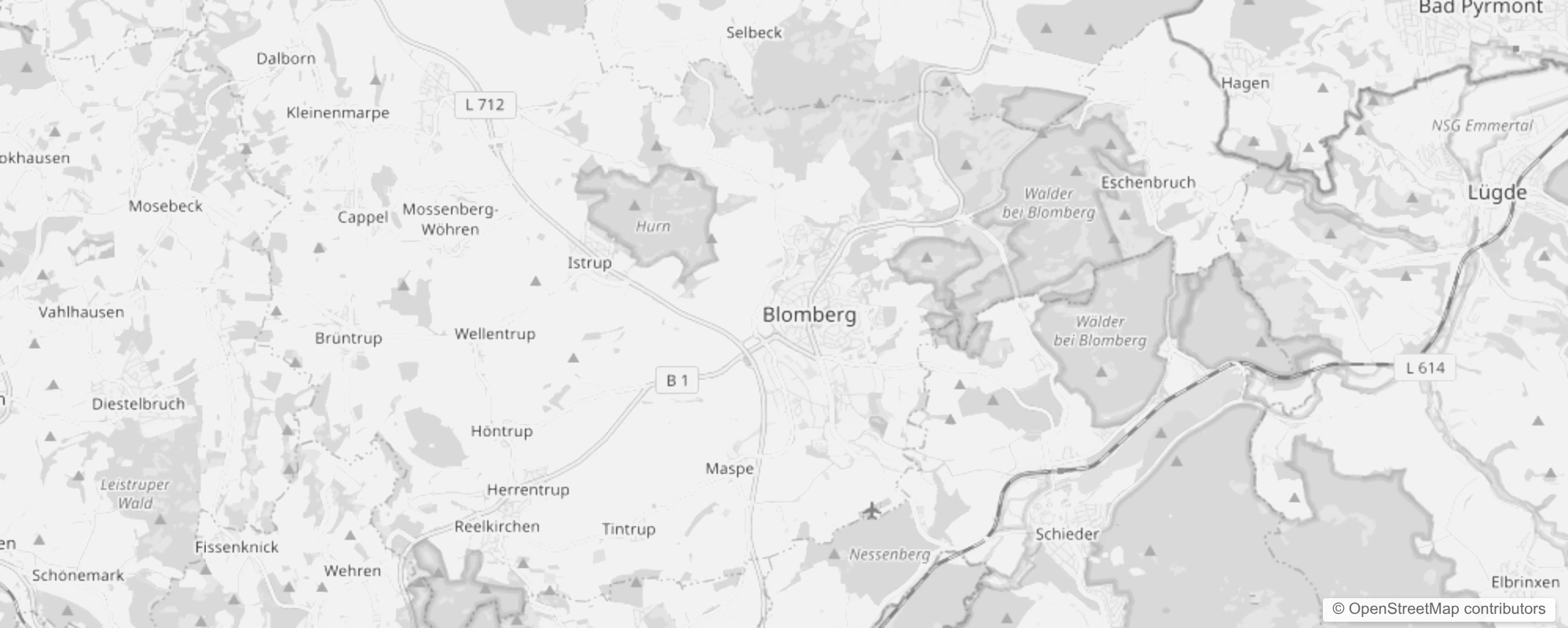 Bild von Stadtteile in Blomberg