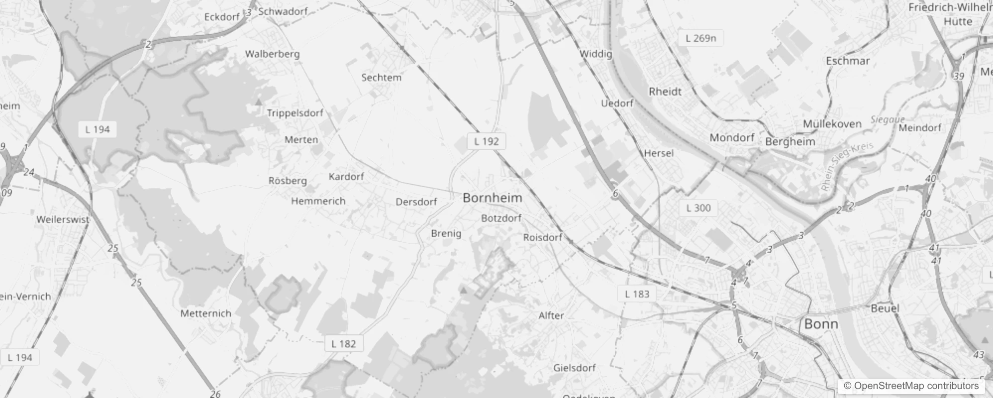 Bild von Stadtteile in Bornheim
