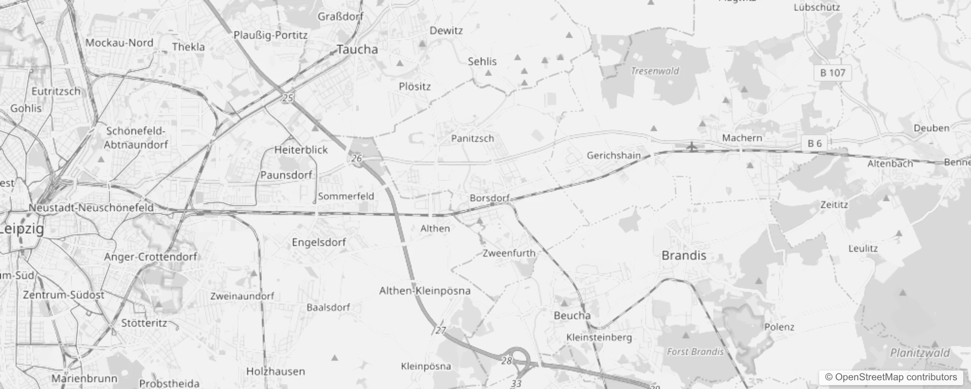 Bild von Stadtteile in Borsdorf