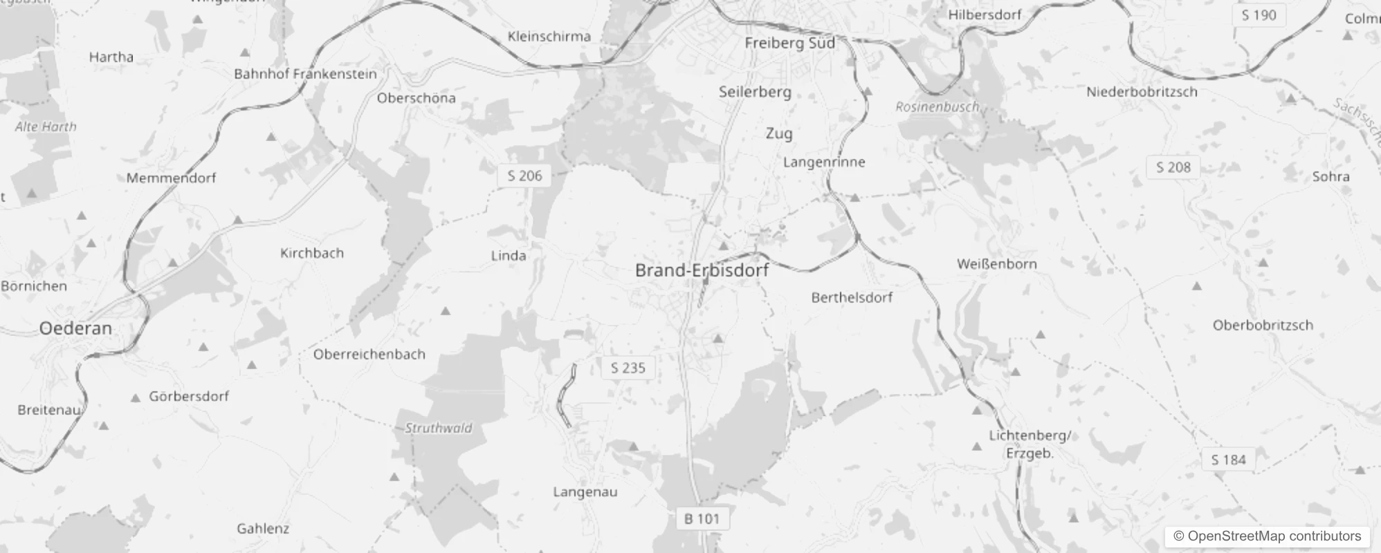 Bild von Stadtteile in Brand-Erbisdorf