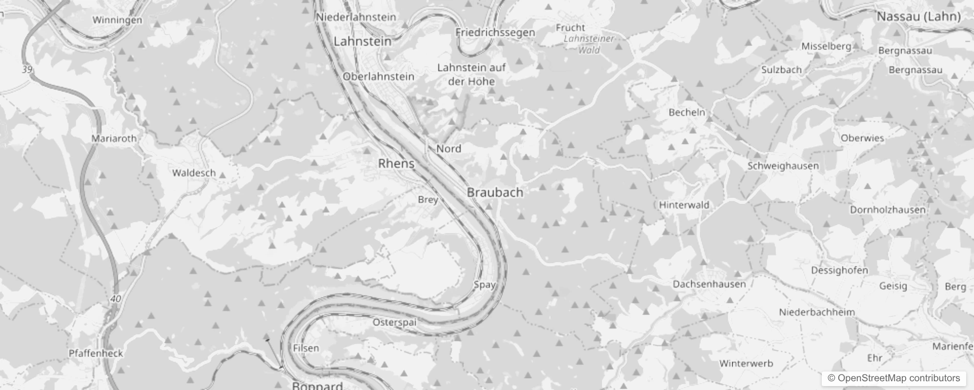 Bild von Stadtteile in Braubach