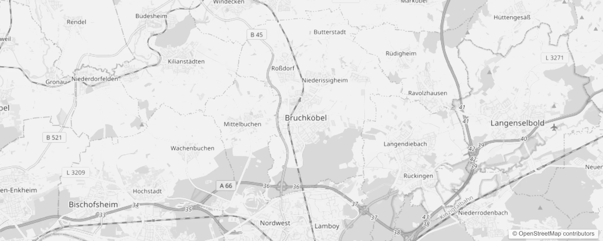 Bild von Stadtteile in Bruchköbel