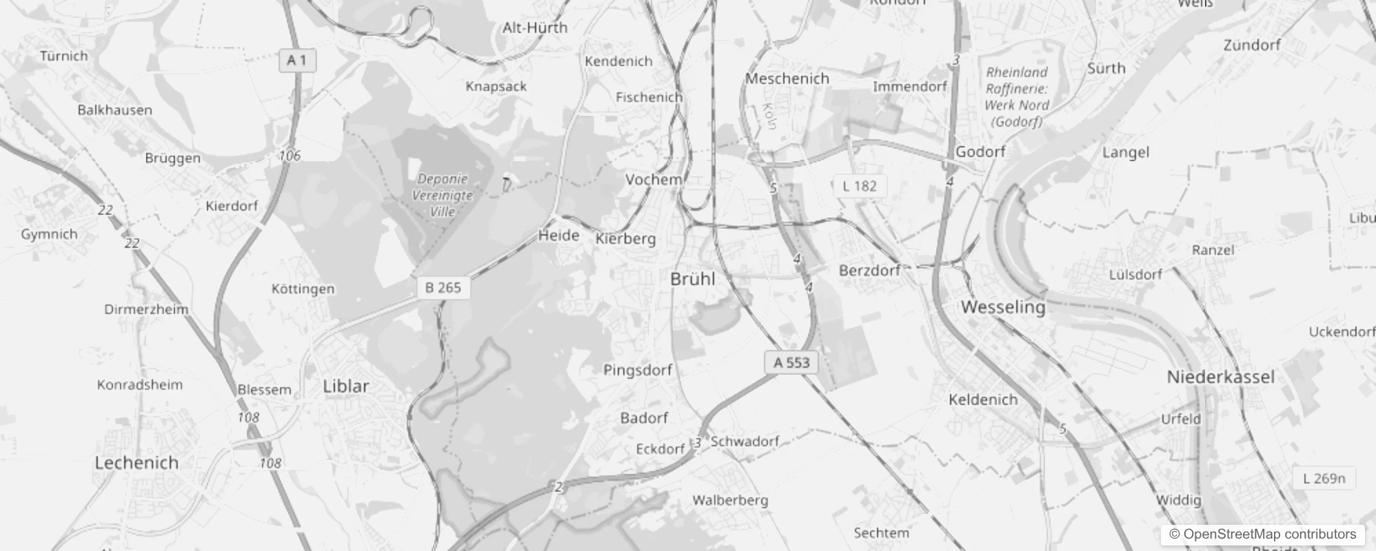 Bild von Stadtteile in Brühl