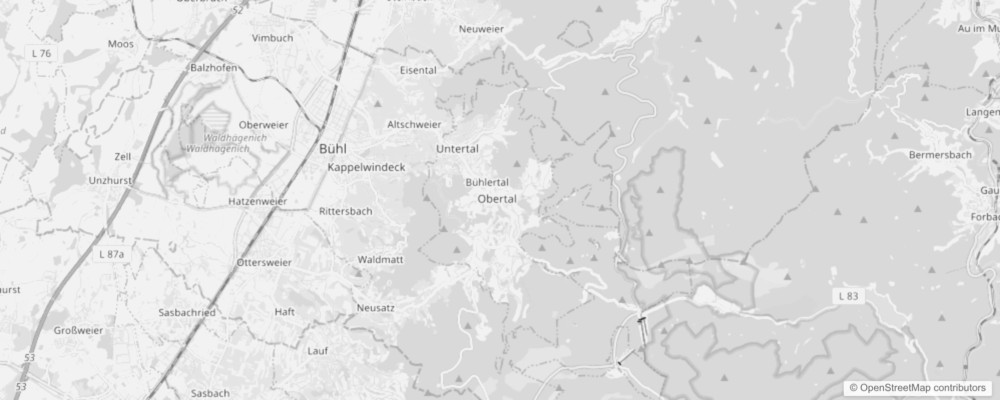 Bild von Stadtteile in Bühlertal