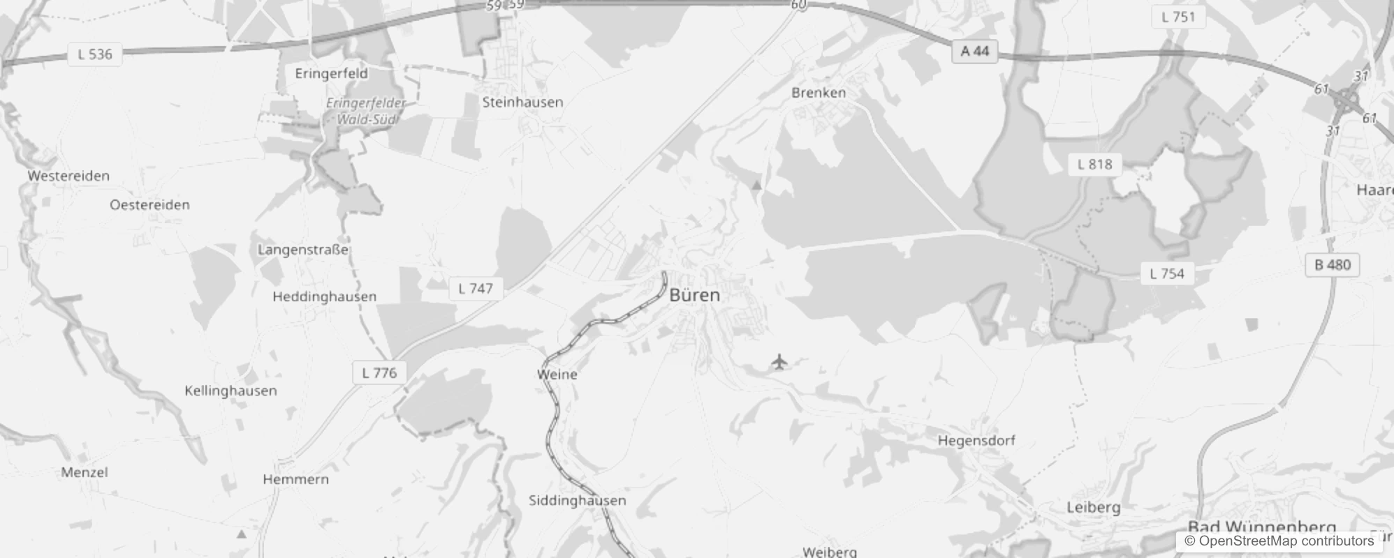 Bild von Stadtteile in Büren