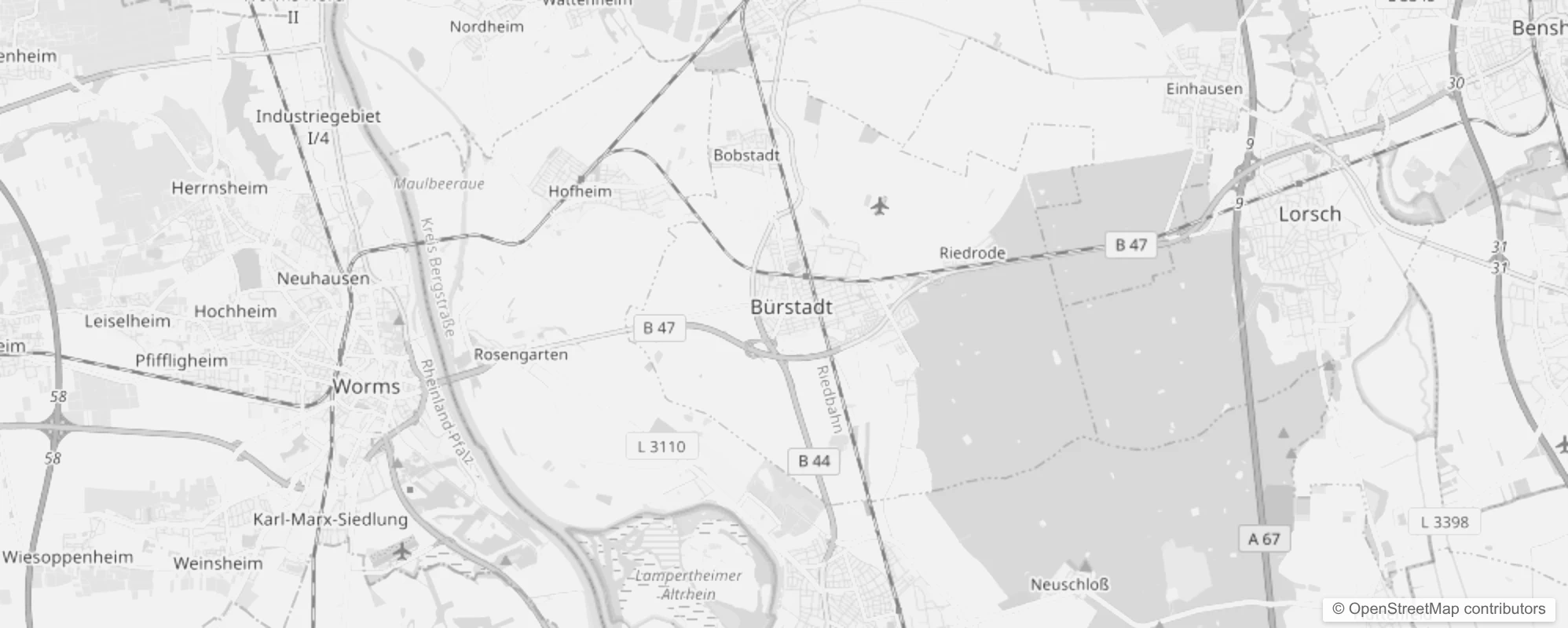 Bild von Stadtteile in Bürstadt