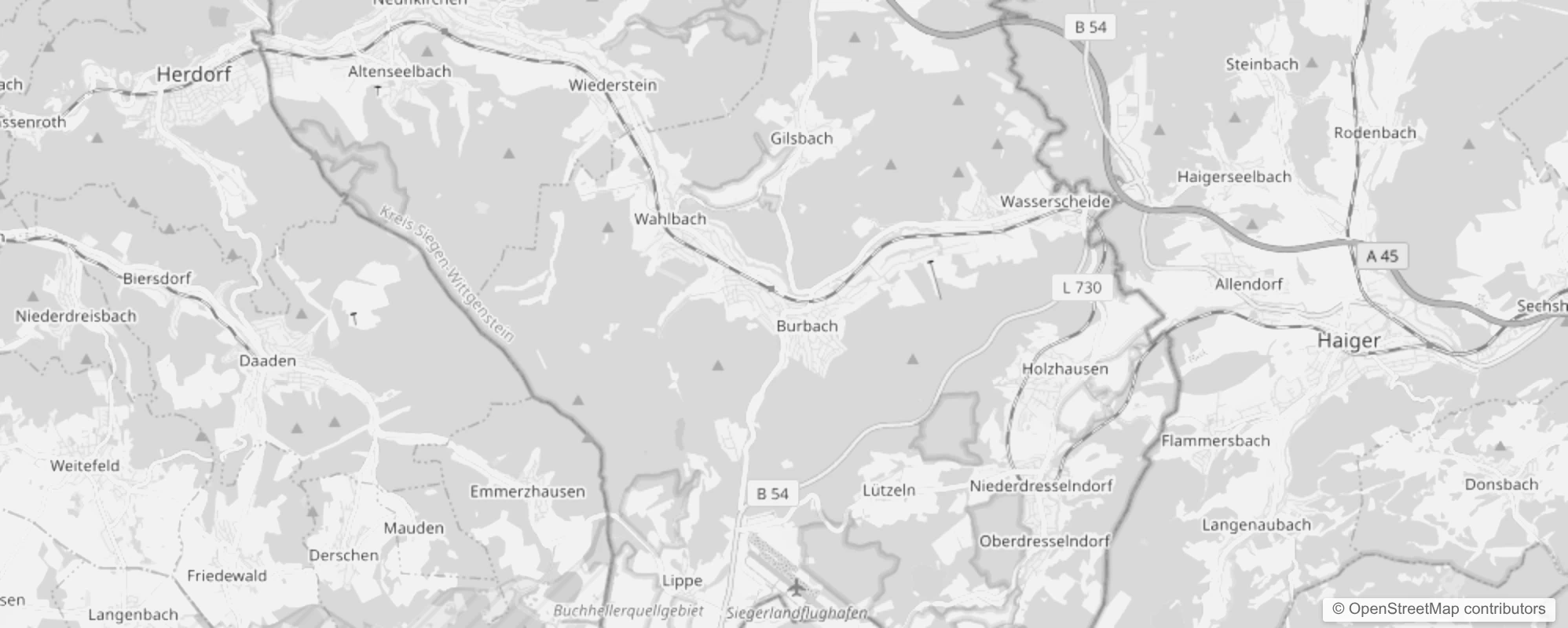 Bild von Stadtteile in Burbach