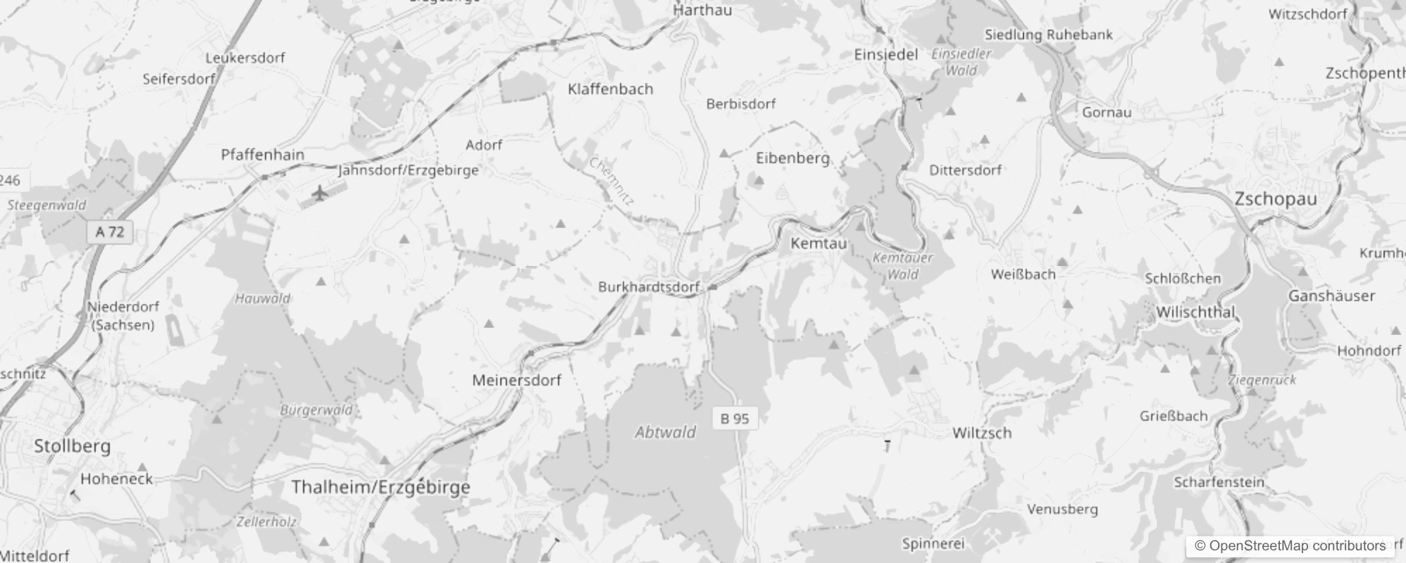 Bild von Stadtteile in Burkhardtsdorf