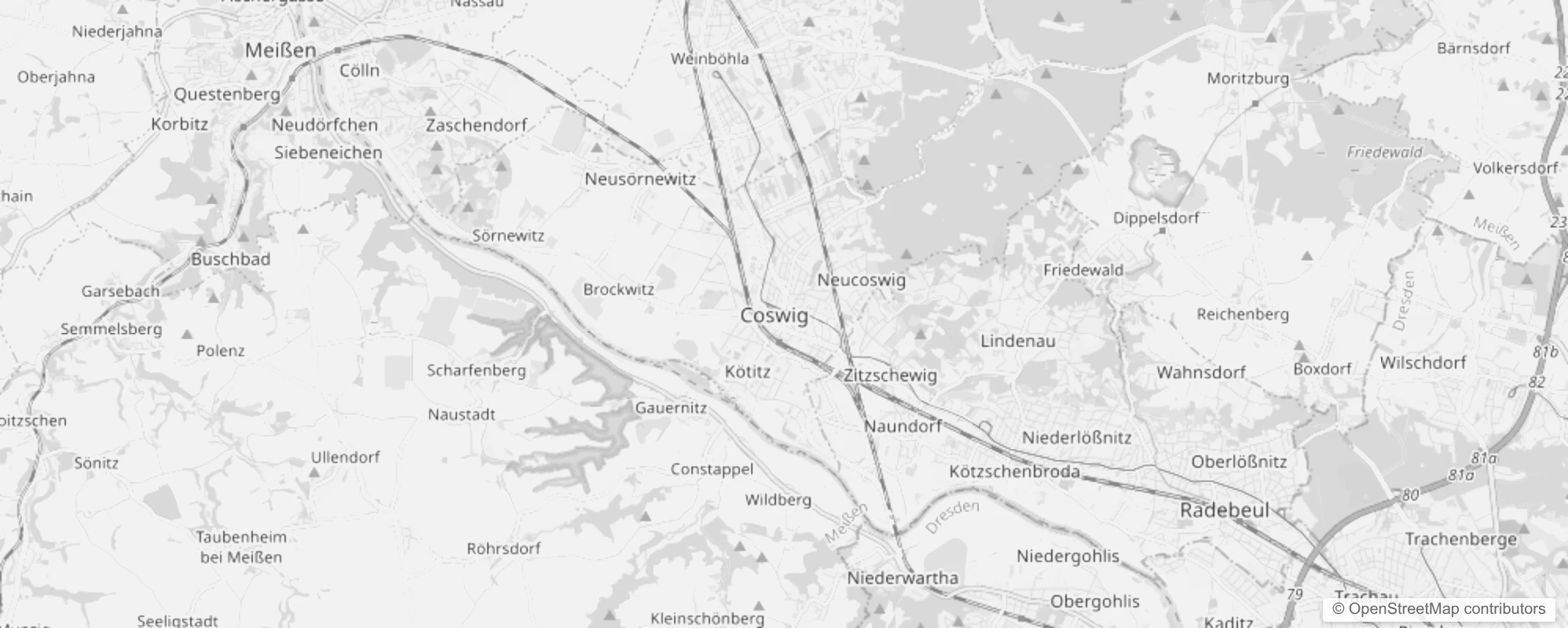 Bild von Stadtteile in Coswig