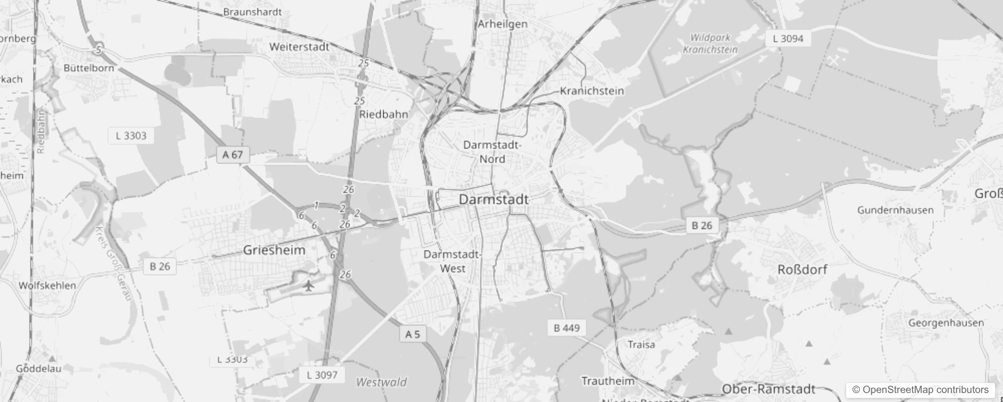 Bild von Stadtteile in Darmstadt