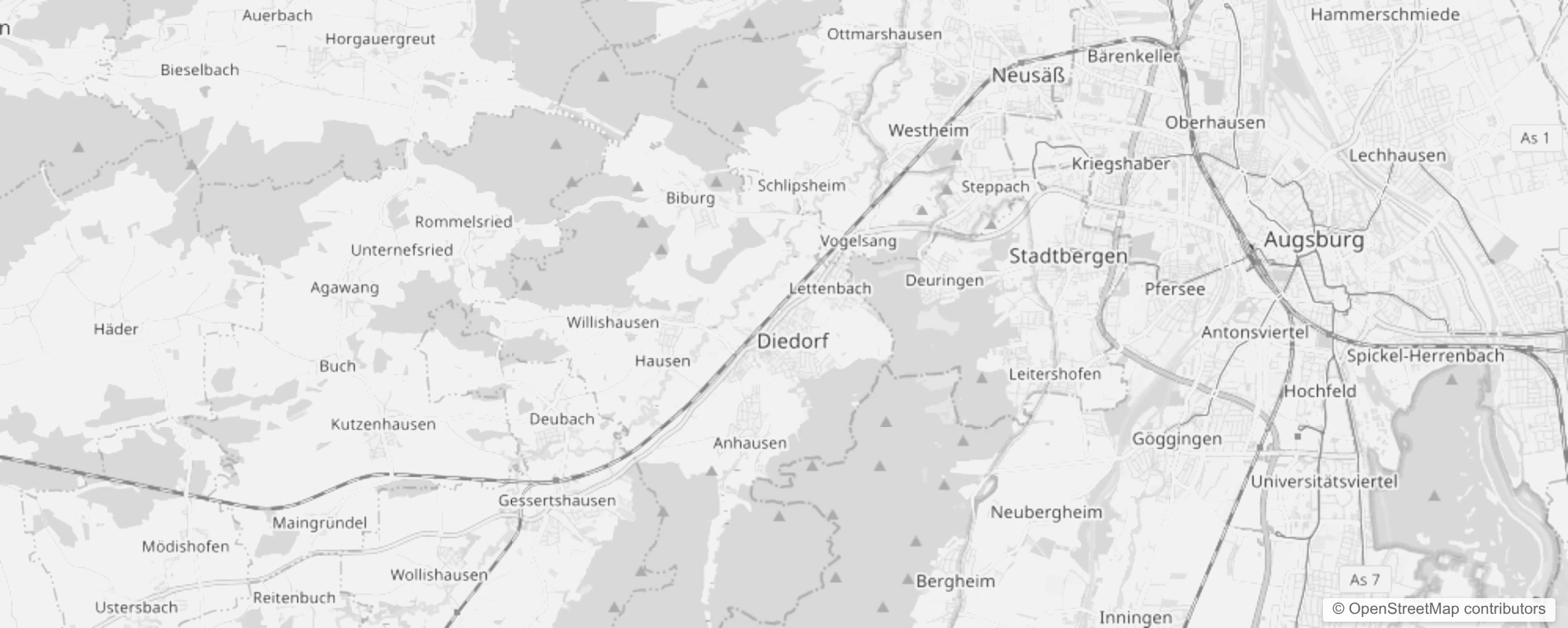 Bild von Stadtteile in Diedorf Markt