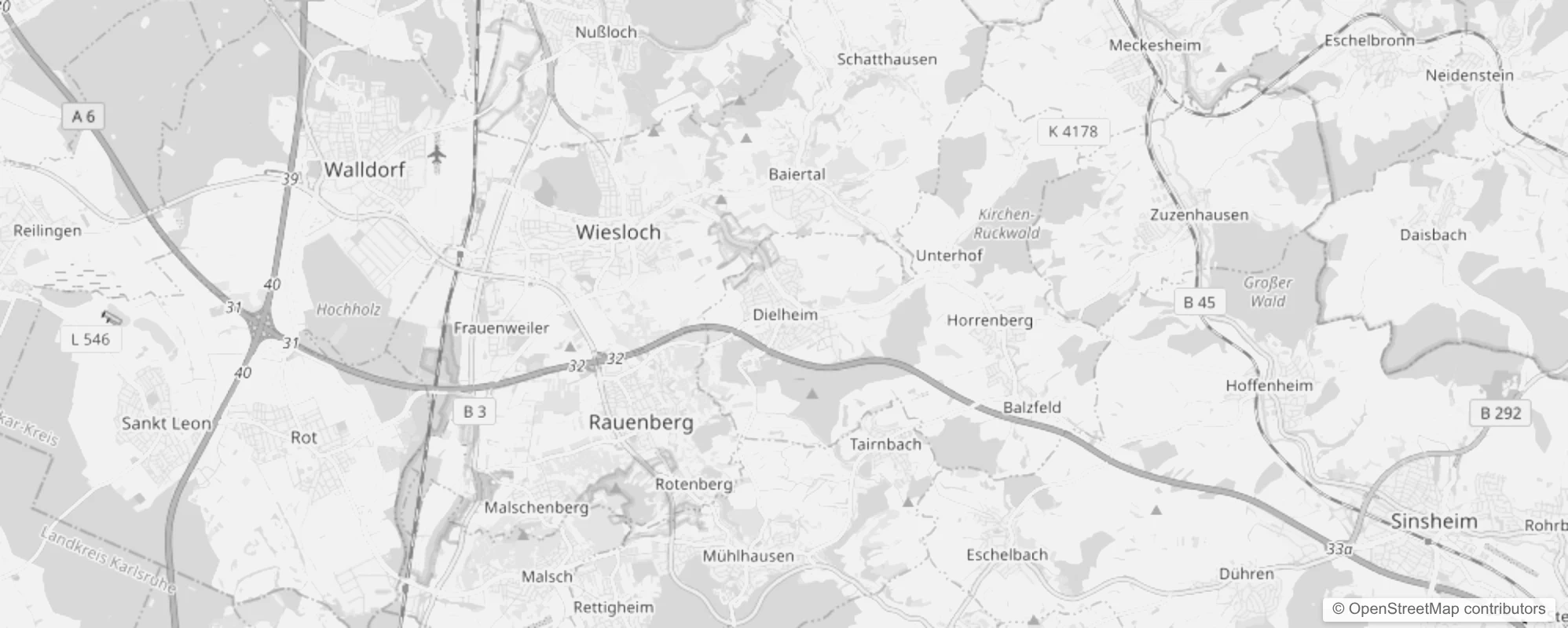 Bild von Stadtteile in Dielheim