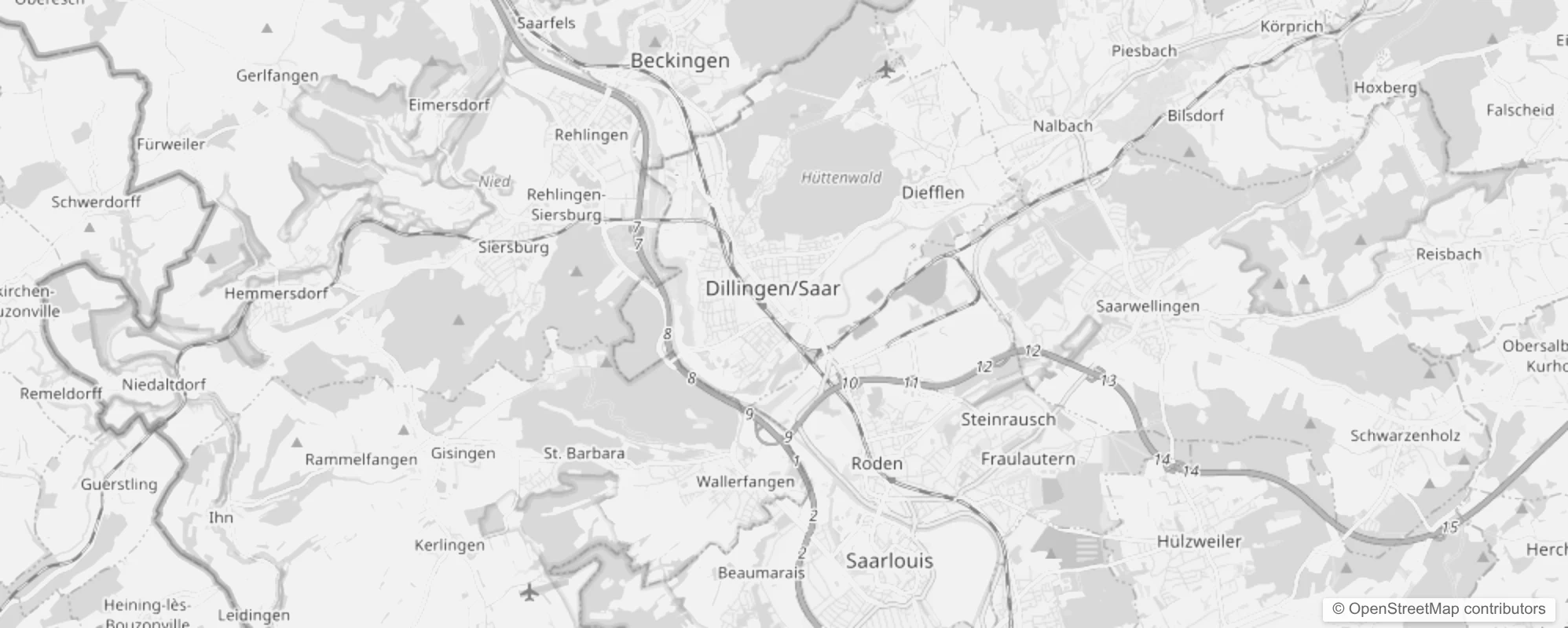 Bild von Stadtteile in Dillingen/Saar