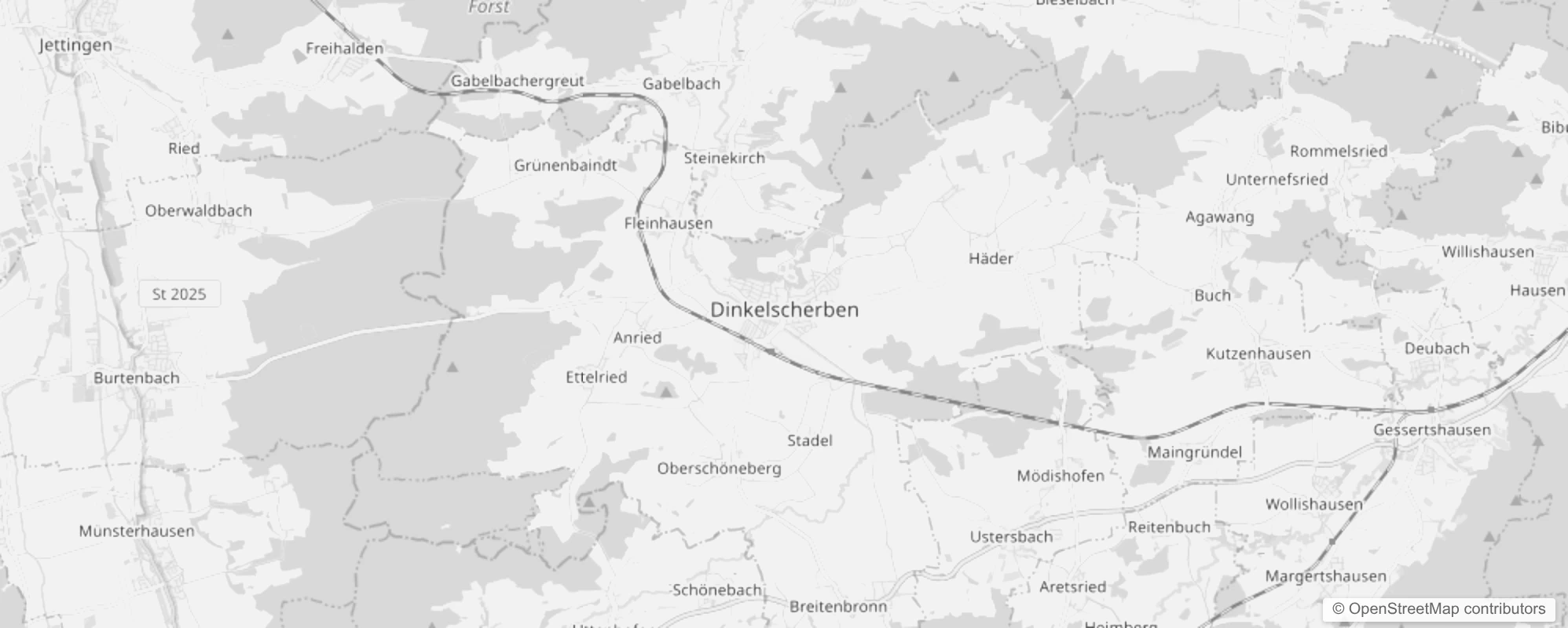 Bild von Stadtteile in Dinkelscherben